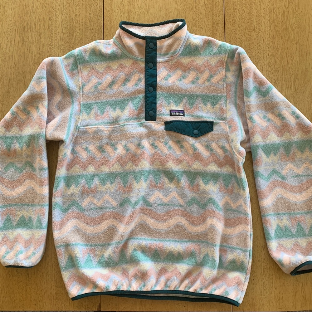 Patagonia Synchilla Snap-T Fleece Pullover - Girls XXL very similar to Womens S